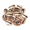 Electroplated Sea Shell Beads SSHEL-S258-06E-1