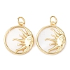 Natural Shell Pendants X-KK-L188-38G-1-1