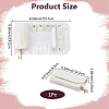 Imitation Leather Glitter Powder Travel Jewelry Storage Rolls for Earrings Rings Bracelets Necklaces ABAG-WH20005-74B-2