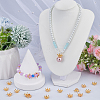100Pcs Tibetan Style Alloy Bead Caps FIND-SC0009-85G-4