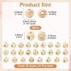 310Pcs 27 Styles Printed Natural Wood Beads WOOD-YW0001-84-2