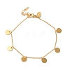 304 Stainless Steel Cable Chain Bracelets for Women BJEW-A036-25G-2