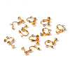   Brass Screw Clip Earring Converter KK-PH0026-14G-NF-3