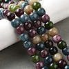 Natural Dyed White Jade Beads Strands G-U023-B03-02-1
