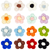 ARRICRAFT 32Pcs 16 Colors Handmade Cotton Knitting Ornament Accessories DIY-AR0002-09-1