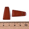 Natural Red Jasper Pendants G-Q601-10D-3