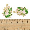 Alloy Enamel Pendants FIND-Z049-01G-C-3