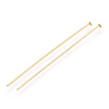 Brass Flat Head Pins KK-G331-11-0.7x55-4