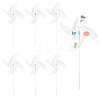 6Pcs DIY Craft PET Windmill DIY-CP0013-48A-8