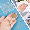 Beebeecraft 30Pcs Brass Earring Hooks KK-BBC0004-29-3