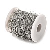 304 Stainless Steel Oval Link Chains CHS-C018-01B-P-2