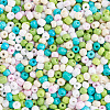 Opaque Glass Round Seed Beads GLAA-TAC0025-07B-03-10