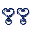 Spray Painted Eco-Friendly Alloy Swivel Snap Hooks Clasps PALLOY-T080-17-NR-3