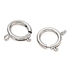 Brass Spring Ring Clasps KK-CBA1AE8-05F-P-2
