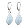 Porcelain Leverback Earrings EJEW-JE06305-1