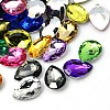 Imitation Taiwan Acrylic Rhinestone Cabochons GACR-A017-10x14mm-M-1