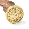 DIY Wood Wax Seal Stamp AJEW-WH0131-231-1