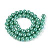 Electroplate Opaque Glass Beads Strands GLAA-T032-P8mm-AB12A-2