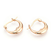 Brass Hoop Earrings EJEW-I255-01KCG-2