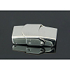 Smooth 201 Stainless Steel Wtach Band Clasps STAS-Q160-1