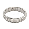 Non-Tarnish 304 Stainless Steel Spring Bangles for Women Men BJEW-U003-02F-P-2