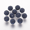 Polymer Clay Rhinestone Beads RB-K050-10mm-C15-1