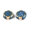 Vintage Handmade Porcelain Beads PORC-N013-25-08-2