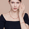 DIY Brass Rhinestone Jewelry Sets Making Kits DIY-OC0014-15D-5