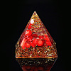 Orgonite Pyramid Resin Display Decorations X-G-PW0005-05J-1