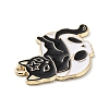 Halloween Alloy Enamel Pendants PALLOY-P301-01G-G-2