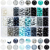1080pcs 24 Style Glass Beads GLAA-PH0001-61-1