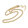 4MM 304 Stainless Steel Heart Link Chain Necklaces for Women X-NJEW-G179-06G-2