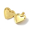 Brass Locket Pendants KK-C092-25G-05-2