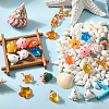 20Pcs 10 Styles Ocean Theme Resin Pendants RESI-SC0006-39-4