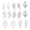  Jewelry 56Pcs 7 Style 304 Stainless Steel Pendants STAS-PJ0001-20-10