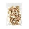 4Pcs 4 Styles Alloy Rhinestone with Acrylic Pearl Bead Charm Cable Chain Bag Decorative Chains HJEW-FS00060-03-8