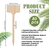 80Pcs Bamboo Plant Labels FIND-GO0004-27-2