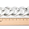 Unisex Thick CCB Plastic Cuban Link Chains Necklaces LS-NJEW-V006-02P-3
