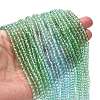 Transparent Painted Glass Beads Strands X1-DGLA-A034-T4mm-A16-2