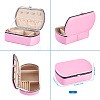 PU Leather Jewelry Storage Box LBOX-TAC0001-01D-2