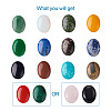 14Pcs 14 Style Mixed Gemstone Cabochons G-FW0001-06-2