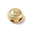 Rack Plating Brass & Cubic Zirconia Pendants KK-Z047-07G-Y-RS-2