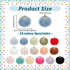96Pcs 16 Colors Plush Pompom Pendants FIND-PH0027-63-2