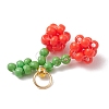 Glass Seed Beaded Pendants PALLOY-MZ00485-4