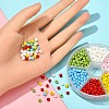 540Pcs 6 Colors 6/0 Glass Seed Beads SEED-YW0001-88-6
