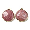 Natural Rhodonite Pendants G-B009-07G-U-1