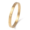 304 Stainless Steel Hinged Bangles for Women BJEW-B161-11G-01-4