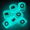 Cube Luminous Silicone Beads FIND-SZC0013-147-1