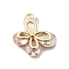 Brass Micro Pave Cubic Zirconia Pendants KK-A275-18C-G-2