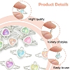 14Pcs 7 Colors Rack Plating Alloy Rhinestones Pendants FIND-FS0003-19-2